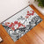 Bula Fiji Day Rubber Doormat Tagimaucia on Masi Pattern