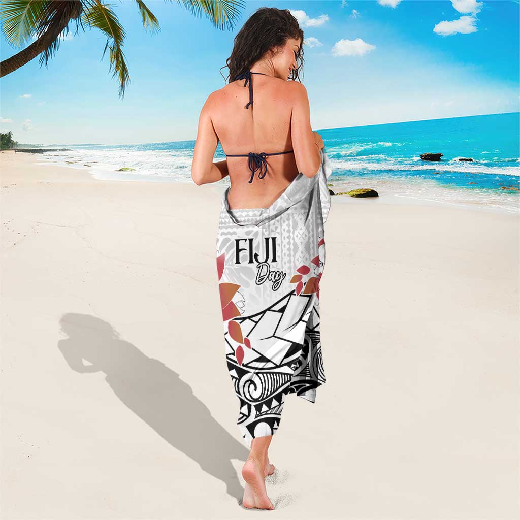 Bula Fiji Day Sarong Tagimaucia on Masi Pattern LT7 - Polynesian Pride