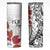 Bula Fiji Day Skinny Tumbler Tagimaucia on Masi Pattern