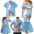 Bula Fiji Day Family Matching Mermaid Dress and Hawaiian Shirt Tagimaucia on Masi Pattern - Turquoise