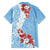 Bula Fiji Day Family Matching Puletasi and Hawaiian Shirt Tagimaucia on Masi Pattern - Turquoise