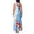 Bula Fiji Day Family Matching Tank Maxi Dress and Hawaiian Shirt Tagimaucia on Masi Pattern - Turquoise