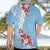 Bula Fiji Day Hawaiian Shirt Tagimaucia on Masi Pattern - Turquoise