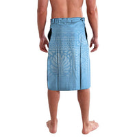 Bula Fiji Day Lavalava Tagimaucia on Masi Pattern - Turquoise LT7 - Polynesian Pride