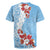 Bula Fiji Day Rugby Jersey Tagimaucia on Masi Pattern - Turquoise