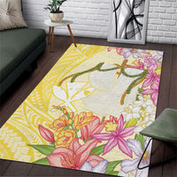 Aloha Hawaii Kanaka Makahiki Area Rug Akua Loa - Festive Golden Sand LT7 Sandy Yellow - Polynesian Pride