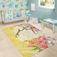Aloha Hawaii Kanaka Makahiki Area Rug Akua Loa - Festive Golden Sand LT7 - Polynesian Pride
