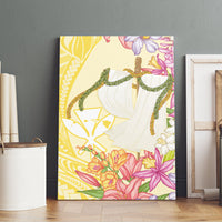 Aloha Hawaii Kanaka Makahiki Canvas Wall Art Akua Loa - Festive Golden Sand LT7 - Polynesian Pride