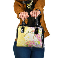 Aloha Hawaii Kanaka Makahiki Shoulder Handbag Akua Loa - Festive Golden Sand LT7 One Size Sandy Yellow - Polynesian Pride