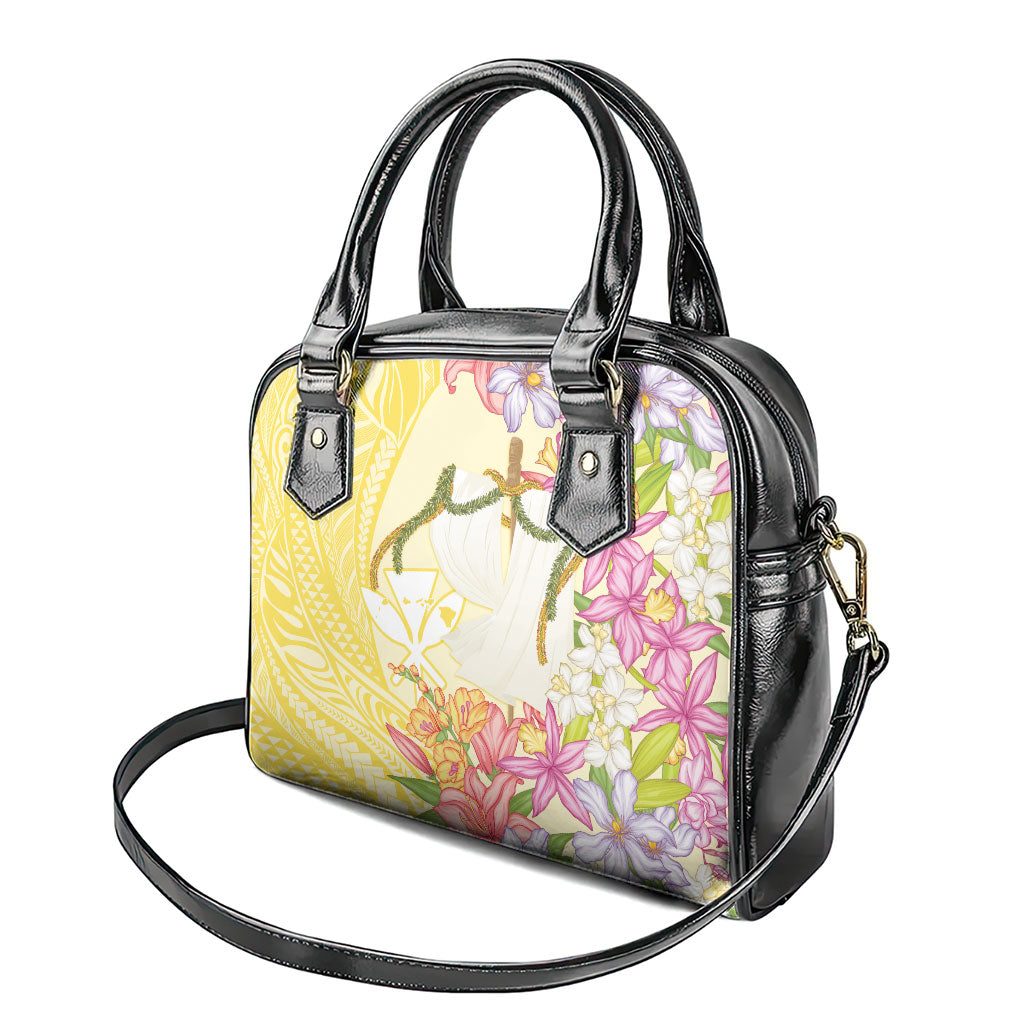 Aloha Hawaii Kanaka Makahiki Shoulder Handbag Akua Loa - Festive Golden Sand LT7 - Polynesian Pride