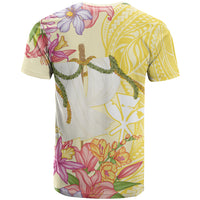 Aloha Hawaii Kanaka Makahiki T Shirt Akua Loa - Festive Golden Sand LT7 - Polynesian Pride