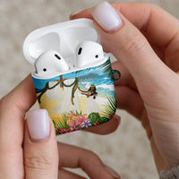 Aloha Hawaii Makahiki Hula Dance AirPods Case Beach Scenery LT7 - Polynesian Pride