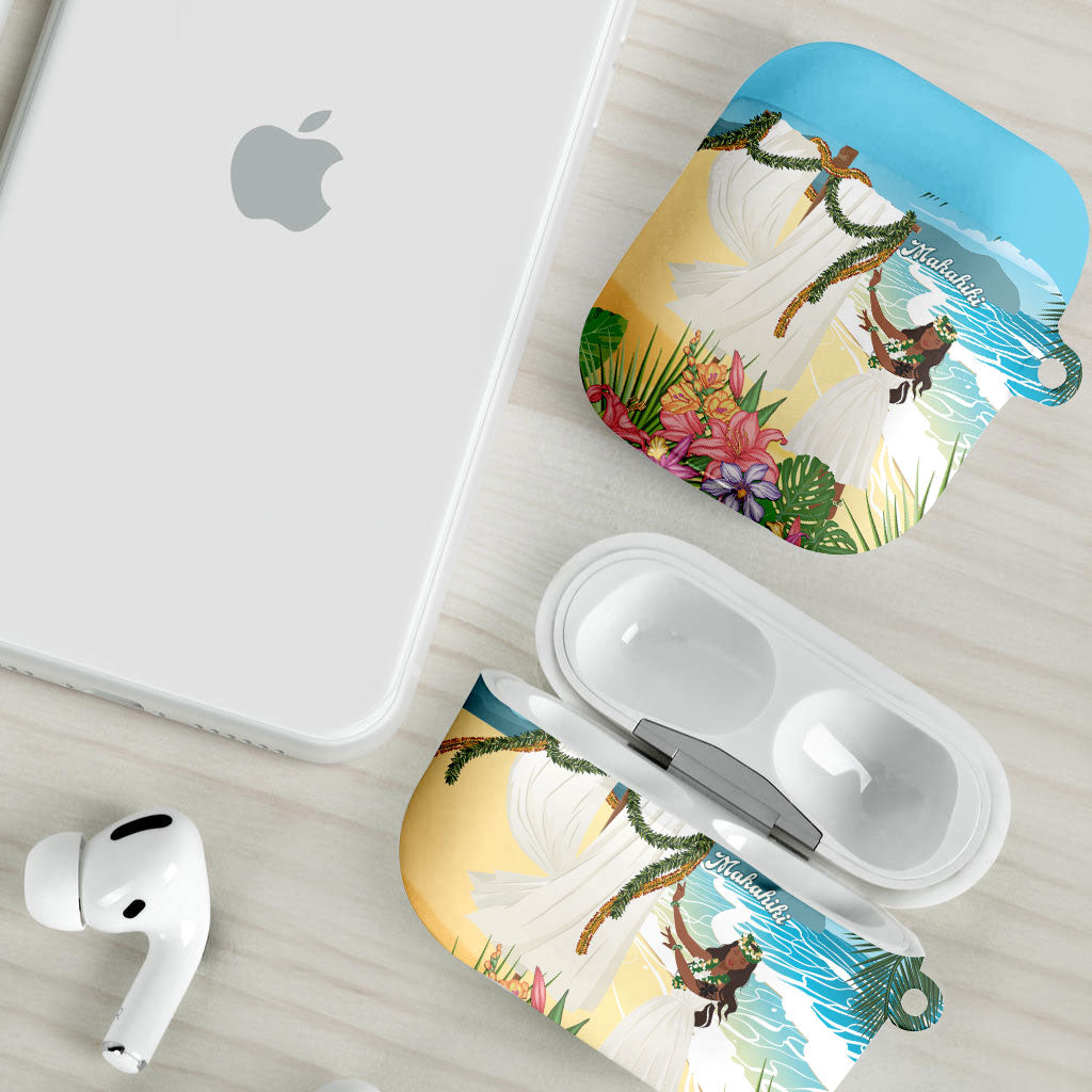 Aloha Hawaii Makahiki Hula Dance AirPods Case Beach Scenery LT7 - Polynesian Pride