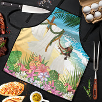 Aloha Hawaii Makahiki Hula Dance Apron Beach Scenery