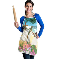 Aloha Hawaii Makahiki Hula Dance Apron Beach Scenery