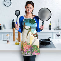 Aloha Hawaii Makahiki Hula Dance Apron Beach Scenery