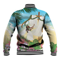 Aloha Hawaii Makahiki Hula Dance Baseball Jacket Beach Scenery