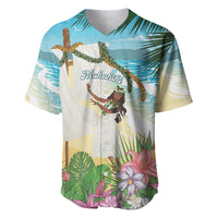 Aloha Hawaii Makahiki Hula Dance Baseball Jersey Beach Scenery LT7 Multicolor - Polynesian Pride