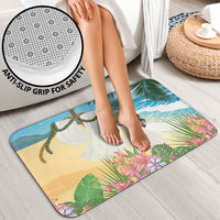 Aloha Hawaii Makahiki Hula Dance Bathroom Set Beach Scenery LT7 - Polynesian Pride