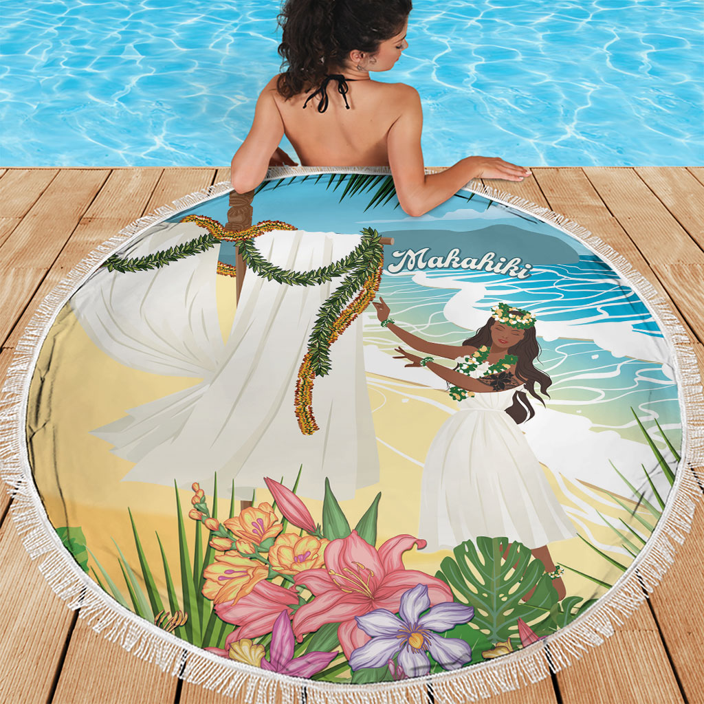 Aloha Hawaii Makahiki Hula Dance Beach Blanket Beach Scenery LT7 - Polynesian Pride