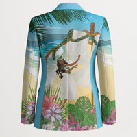 Aloha Hawaii Makahiki Hula Dance Blazer Beach Scenery