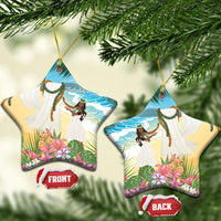 Aloha Hawaii Makahiki Hula Dance Ceramic Ornament Beach Scenery LT7 Star Multicolor - Polynesian Pride
