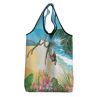 Aloha Hawaii Makahiki Hula Dance Grocery Bag Beach Scenery LT7 - Polynesian Pride