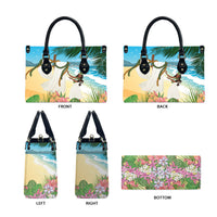 Aloha Hawaii Makahiki Hula Dance Leather Bag Beach Scenery LT7 - Polynesian Pride