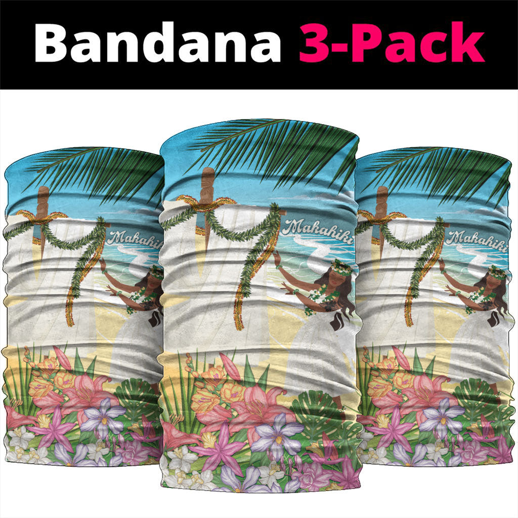 Aloha Hawaii Makahiki Hula Dance Neck Gaiter Beach Scenery LT7 package One Size: 25*50cm Multicolor - Polynesian Pride