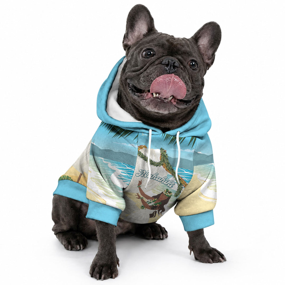 Aloha Hawaii Makahiki Hula Dance Pet Hoodie Beach Scenery LT7 - Polynesian Pride
