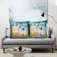 Aloha Hawaii Makahiki Hula Dance Pillow Cover Beach Scenery LT7 - Polynesian Pride