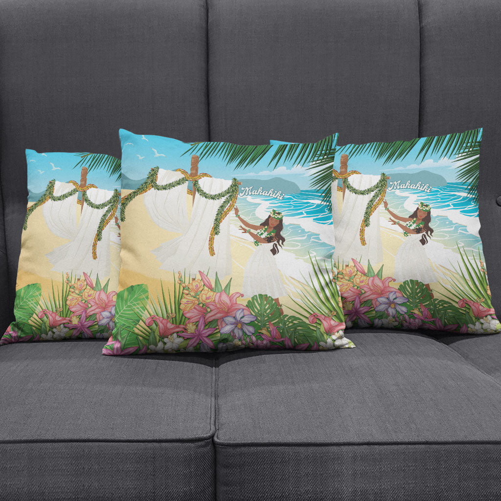 Aloha Hawaii Makahiki Hula Dance Pillow Cover Beach Scenery LT7 - Polynesian Pride