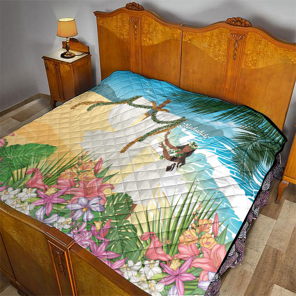Aloha Hawaii Makahiki Hula Dance Quilt Beach Scenery LT7 - Polynesian Pride