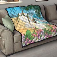 Aloha Hawaii Makahiki Hula Dance Quilt Beach Scenery LT7 - Polynesian Pride