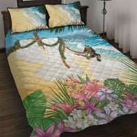 Aloha Hawaii Makahiki Hula Dance Quilt Bed Set Beach Scenery LT7 Multicolor - Polynesian Pride