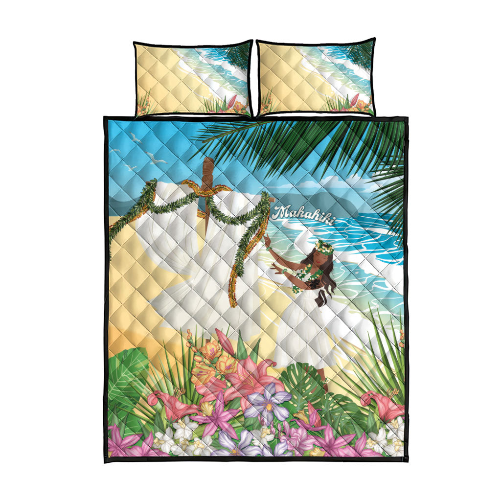 Aloha Hawaii Makahiki Hula Dance Quilt Bed Set Beach Scenery LT7 - Polynesian Pride