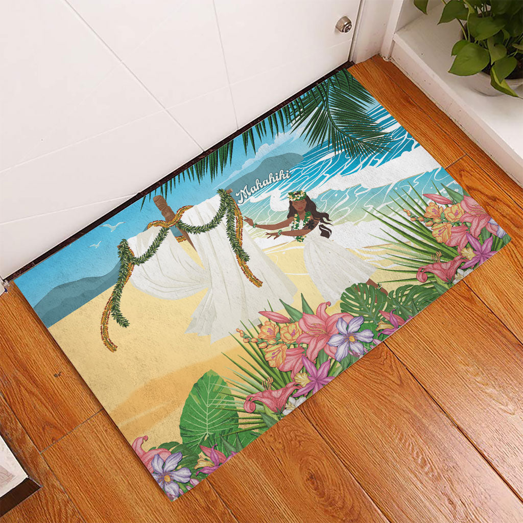 Aloha Hawaii Makahiki Hula Dance Rubber Doormat Beach Scenery LT7 - Polynesian Pride