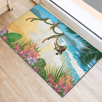 Aloha Hawaii Makahiki Hula Dance Rubber Doormat Beach Scenery LT7 - Polynesian Pride