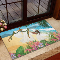 Aloha Hawaii Makahiki Hula Dance Rubber Doormat Beach Scenery LT7 - Polynesian Pride
