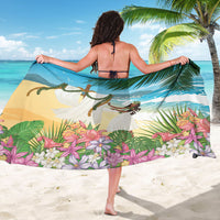 Aloha Hawaii Makahiki Hula Dance Sarong Beach Scenery LT7 - Polynesian Pride