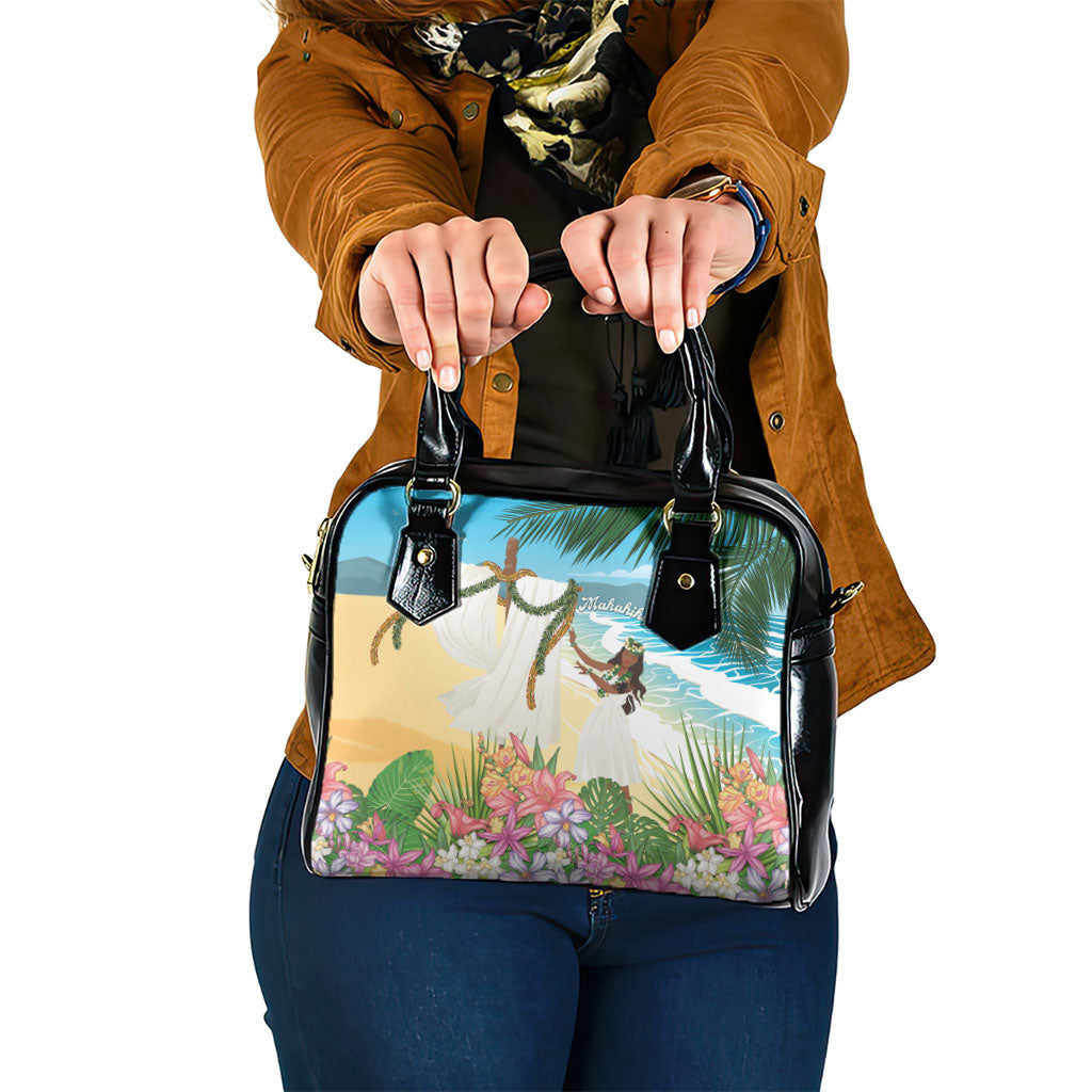 Aloha Hawaii Makahiki Hula Dance Shoulder Handbag Beach Scenery LT7 One Size Multicolor - Polynesian Pride