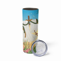 Aloha Hawaii Makahiki Hula Dance Skinny Tumbler Beach Scenery LT7 - Polynesian Pride