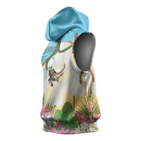 Aloha Hawaii Makahiki Hula Dance Sleeveless Hoodie Beach Scenery LT7 - Polynesian Pride