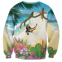 Aloha Hawaii Makahiki Hula Dance Sweatshirt Beach Scenery LT7 - Polynesian Pride