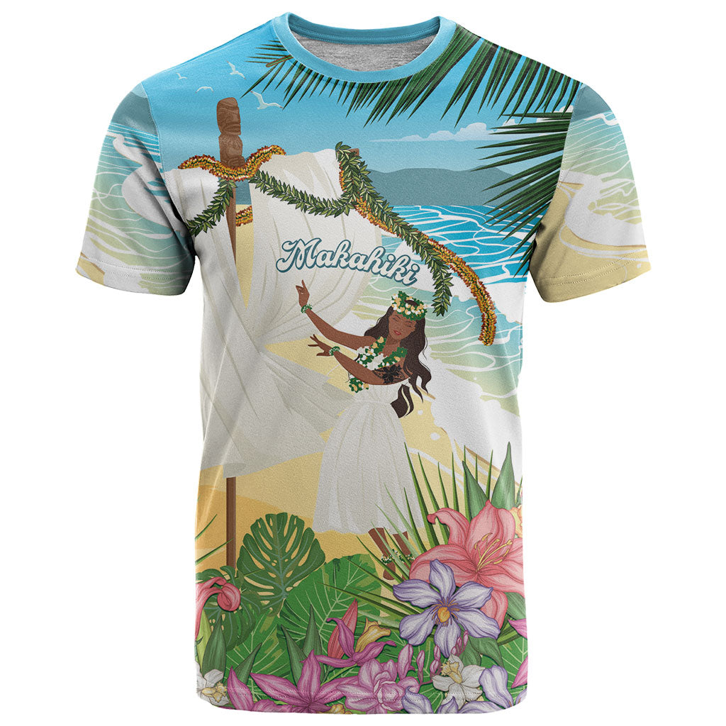 Aloha Hawaii Makahiki Hula Dance T Shirt Beach Scenery LT7 Multicolor - Polynesian Pride