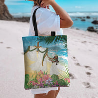 Aloha Hawaii Makahiki Hula Dance Tote Bag Beach Scenery