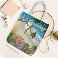 Aloha Hawaii Makahiki Hula Dance Tote Bag Beach Scenery