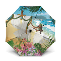 Aloha Hawaii Makahiki Hula Dance Umbrella Beach Scenery LT7 One Size Folded 11.42 inch Opened Diameter 37.4 inch Multicolor - Polynesian Pride