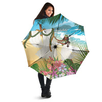 Aloha Hawaii Makahiki Hula Dance Umbrella Beach Scenery LT7 - Polynesian Pride