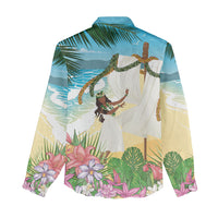 Aloha Hawaii Makahiki Hula Dance Women Casual Shirt Beach Scenery LT7 - Polynesian Pride